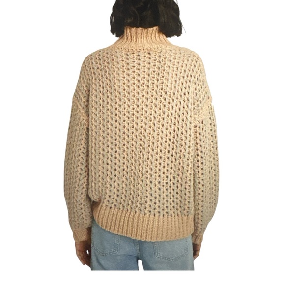 Reiss Hazel Open-Knit Oversized “Jumper” Sweater - Picture 7 of 11